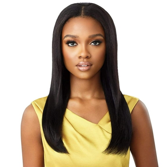 Outre Mytresses Gold Label Leave Out Human Hair Wig - BRAZILIAN STRAIGHT 20" (Natural Black)