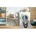 thumbnail image 2 of Ahgly Company Machine Washable Indoor Round Transitional Gray Area Rugs, 5' Round, 2 of 7