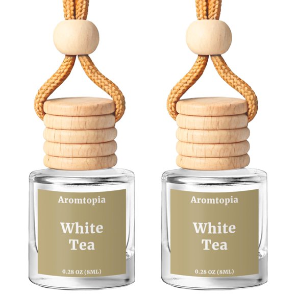 Ambientador para auto AROMTOPIA White Tea, 2 unidades, 16 ml
