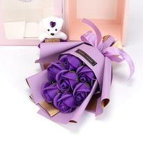 Moocorvic Artificial Rose Flower Leaf Bridal Bouquet Wedding Home Decoration