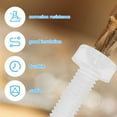 thumbnail image 4 of Miangastore 50 Vis en Plastique Transparent Croisées Durables pour Projets de Réparation d'Armoire, 4 of 8
