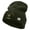 Olive, variant on US Army Retired Military Embroidered Long Beanie - Black OSFM