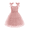Pink, variant on Arshiner Girls Dresses Summer Sleeveless Bow-Tie Straps Formal Fancy Party Birthday Tulle Dress