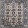 thumbnail image 1 of Ahgly Company Indoor Square Mid-Century Modern Carbon Gray Oriental Area Rugs, 3' Square, 1 of 6