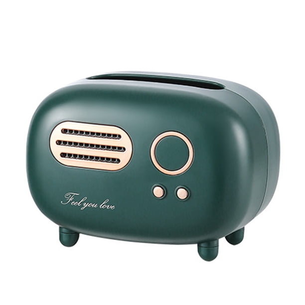 Soporte de papel para modelo de Radio soporte de toallitas húmedas Retro duradero para apartamento restaurante Hugtrwg Para estrenar
