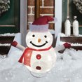 thumbnail image 3 of Farol Navideño LED Papá Noel para Hogar (Luz Cálida Muñeco de Nieve + Chasis) JShteea Libre de BPA, 3 of 8