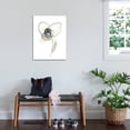 thumbnail image 3 of Art.com Monochrome Floral Study VII Stretched Canvas Print Wall Art by June Vess, 24" x 32", 3 of 4