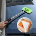 thumbnail image 5 of Aonity 1X Defogging Brush， Car Glass Cleaning Tool Car Cleaning Glass Washing Brush Window Cleaner Tool with Extendable Handle and Reusable Microfiber Pad Removable Car Glass Kit Car Cleaning Tools, 5 of 6