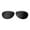 Black - Polarized, variant on Walleva Black Polarized Replacement Lenses for Maui Jim Baby Beach Sunglasses