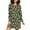 N162, variant on joogoo Chicken and Flower Women's Long Sleeve Nightgown Sleepwear L