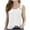 White, variant on Mgmyaa Girls Summer Casual Spaghetti Straps Tank Top Crew Neck Cute Strechy Sleeveless Trendy Tee Shirt Blouses 5-14 Years