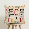 thumbnail image 4 of Mid Century Modern Retro Pillow Covers for Couch 18x18 Inch Set of 2,Vintage Decorative Throw Pillow Cases for Living Room Couch Bed Sofa Decor Farmhouse Home Cushion Covers, 4 of 6