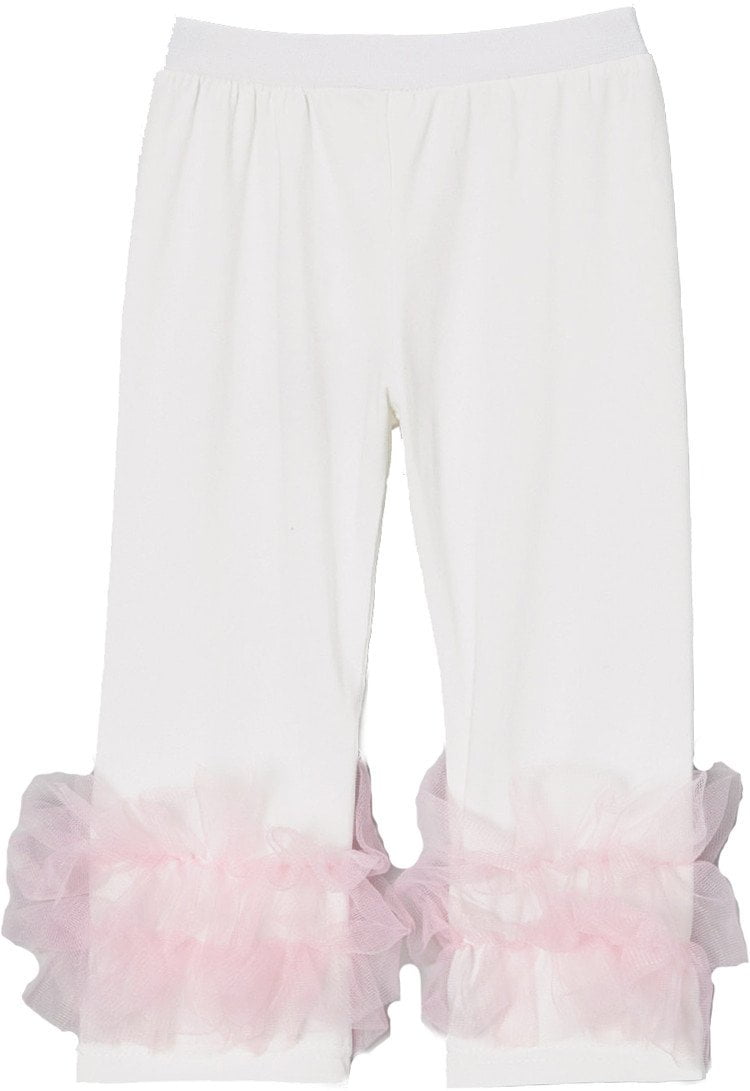 4t white leggings