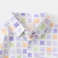 thumbnail image 4 of Larisalt Baby Boys Easter Shirts Cute Print Button-Down Lapel Shirt Tops Toddler Boy Summer Easter Clothes, 4 of 6