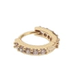 thumbnail image 3 of Petites Boucles d'Oreilles Huggie pour Femmes, Zircon, 6mm, 3 of 8