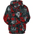 thumbnail image 2 of Chaos World Sudadera con capucha para hombre de manga larga con estampado gráfico divertido en 3D, talla L, 2 of 5