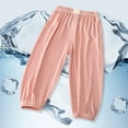thumbnail image 4 of OSOLU Toddler Kids Breathable Quicking Dry Pants Unisex Loose Elastic Waist Ankles Boho Dailywear, 12-24 Months, 4 of 9