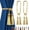 Gold, variant on BEL AVENIR Magnetic Curtain Tiebacks 2 Pack Tassel Curtain Tieback Modern Handmade Tie Backs,Decorative Tassel Holdback for Draperies,Window Decor