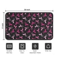 thumbnail image 5 of Breast Cancer Door Rugs,Washable Non Slip Door Mats Indoor,Decorative Door Mats,Entry Mat Indoor for Entrance,Bedroom,Kitchen,Bathroom,30"x17", 5 of 6