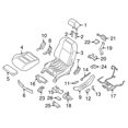 thumbnail image 3 of New Genuine Nissan Knob Switch Front Seat Reclining Left OE 87063ZX01B, 3 of 10