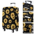 thumbnail image 5 of Black Sunflower Butterfly Pattern Luggage Cover Fashion Suitcase Cover Baggage Covers Fit 25-28 Inch Luggage (Go Travel), 5 of 5