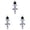 Grey 3PCS, variant on Squeaky Dog Toys Aggressive Chewers Dog Toys For Small Medium Large Dog