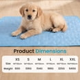 thumbnail image 6 of Dog Cooling Mat, 2026 New Dog Cooling Mat Pad Self-Cooling Pad for Dogs & Cats, Portable Washable Pet Gel Cooling Mat for Summer Outdoor Indoor Home Kennel Crate Cars Use ,Brown,X-Small, 6 of 7