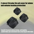 thumbnail image 3 of Outdoor Heaters Protectors Cover Waterproof PVC Lined Winter Fire Pit Guard Easy Fold Portable Design, 3 of 9