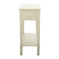 thumbnail image 4 of SAFAVIEH Samantha Contemporary 2 Drawer Console, Distressed Cream, 4 of 12