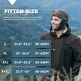 thumbnail image 2 of FL Oversize Waterproof Mens Pilot Hat Aviator Hunting Trapper Faux Leather Winter Outdoors, 2 of 5