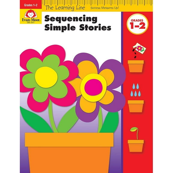 Pre-Owned Learning Line: Sequencing Simple Stories, Grade 1 - 2 Workbook (Paperback) 1596731796 9781596731790