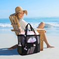 thumbnail image 2 of Misright Large Beach Bags with Pocket Mesh Beach Bag Waterproof Breathable Handbag, 2 of 10