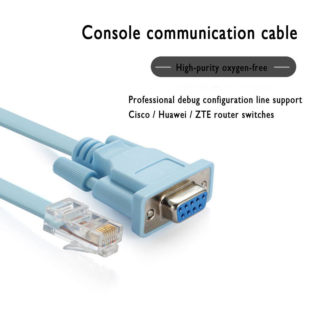 USB RJ45 Cisco Console Cable 6ft FTDI Windows 8 Linux RS232 Vista MAC 7