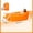 Orange, variant on Multi Colored Single Lazy Inflatable Sofa Portable Outdoor Beach Air Sofa Bed Folding Camping Sleeping Bag for Comfortable Rest