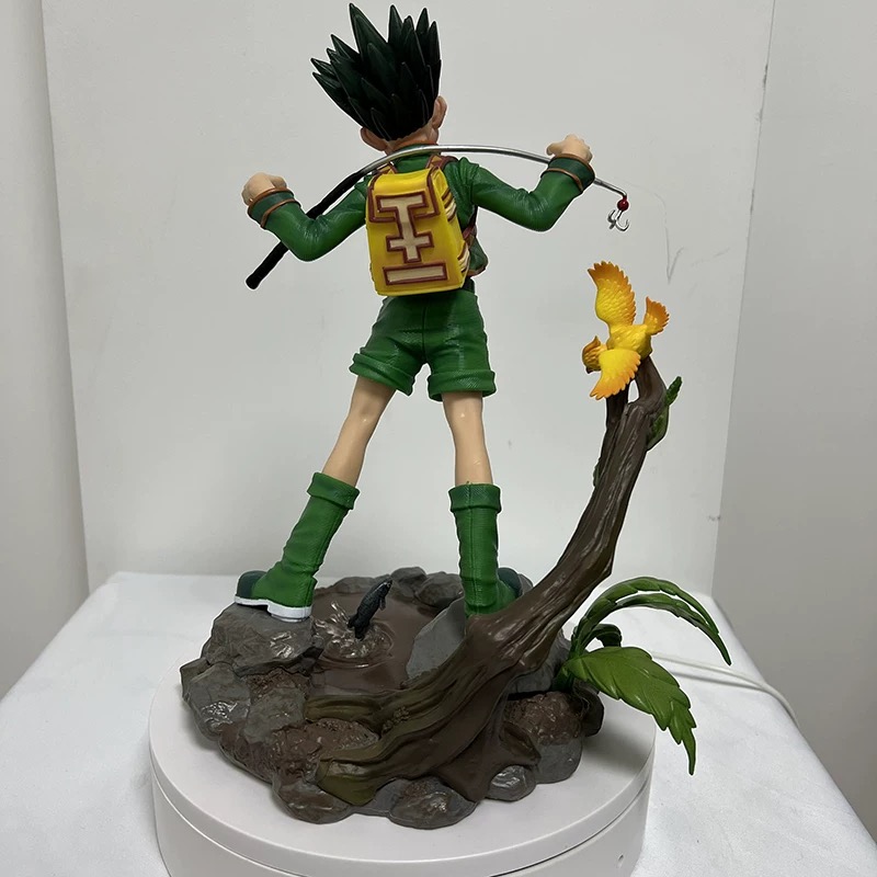 New HUNTER×HUNTER Gon Freecss (Combat Ver) Character Anime Model Statue Action Figures Desktop Ornament Popular Decorations Fan Souvenirs Creative Gift Collectable