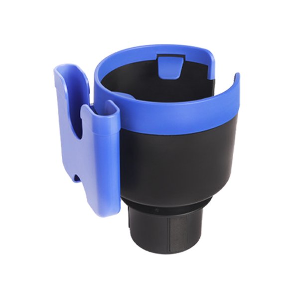 Cup Holder Expander Adapter with Phone Holder,2 in 1 Adjustable Cup