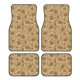 thumbnail image 1 of Fotbe Brown Flowers Juego de 4 Tapetes para Auto con Estampado – Alfombrillas de Goma Reforzada, Diseño Antideslizante, Protección para Todo el Año – Vehículos, Autos, Camionetas y SUVs, 1 of 7