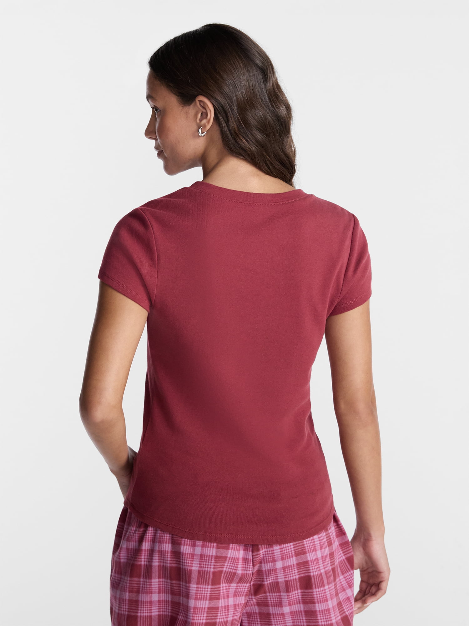 No Boundaries Longline Graphic Cotton Baby Tee, Women's XXS-XXL