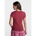 thumbnail image 3 of No Boundaries Longline Graphic Cotton Baby Tee, Women's XXS-XXL, 3 of 5