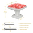 thumbnail image 4 of 4PCS Square Cabinet Fluorescence Knob Glowing in the Dark Furniture Drawer Pulls Handle with Screws Christmas, 4 of 5