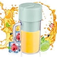 thumbnail image 1 of Portable Blender for Shakes and Smoothies 340ml Mini Blender with Handle 6 Blades Waterproof USB Type-C Rechargeable Personal Blender for Home Kitchen Office Travel Outdoor Sports, 1 of 9