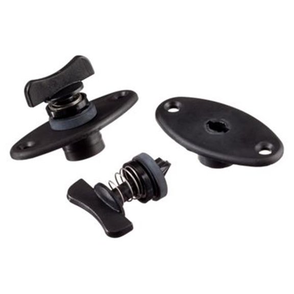 WSH-1PR-DP Boat Windshield Holder Clips, 4.1 x 5.5 x 1 in.