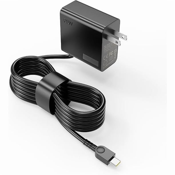 wonima11 New Slim 65W USB Type C AC Charger for Lenovo Thinkpad Yoga Chromebook IdeaPad Laptop Power Supply Adapter Cord