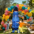 thumbnail image 4 of Inflatable Dinosaur Costume Adult, Fancy Halloween Blow up T-Rex Costume Full Body Dino Costume for Cosplay Party, 4 of 6