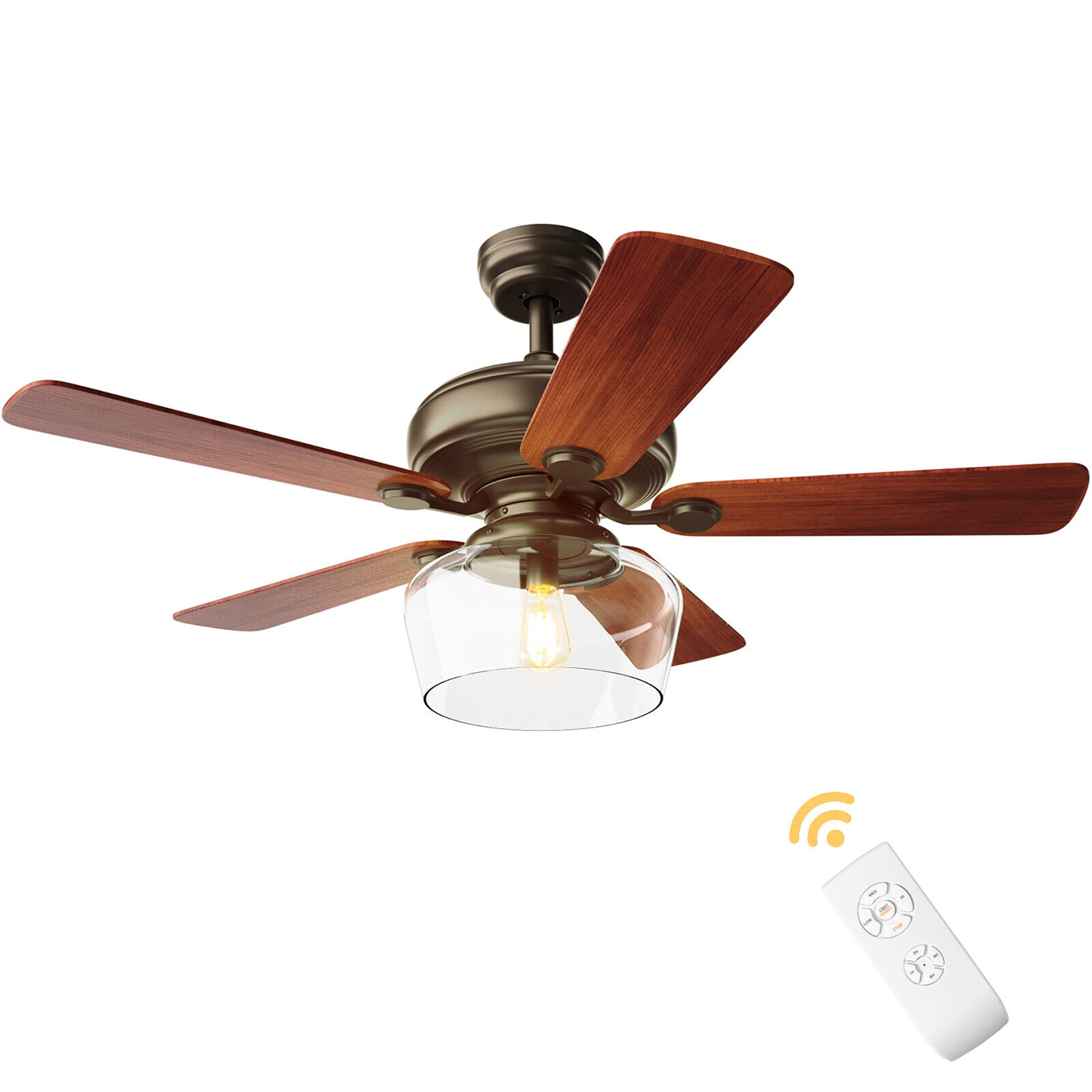 Costway 52 Vintage Ceiling Fan Light W Remote Control Reversible Blades Home Indoor Com - Vintage Ceiling Fan With Light And Remote Costway 52 Vintage Ceiling Fan Light W Remote Control Reversible Blades Home Indoor Com - Vintage Ceiling Fan With Light And Remote