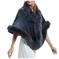thumbnail image 1 of Châle Élégant pour Femmes - Foulard Col Élégant Cape de Soirée pour Mode Hivernale, 1 of 4