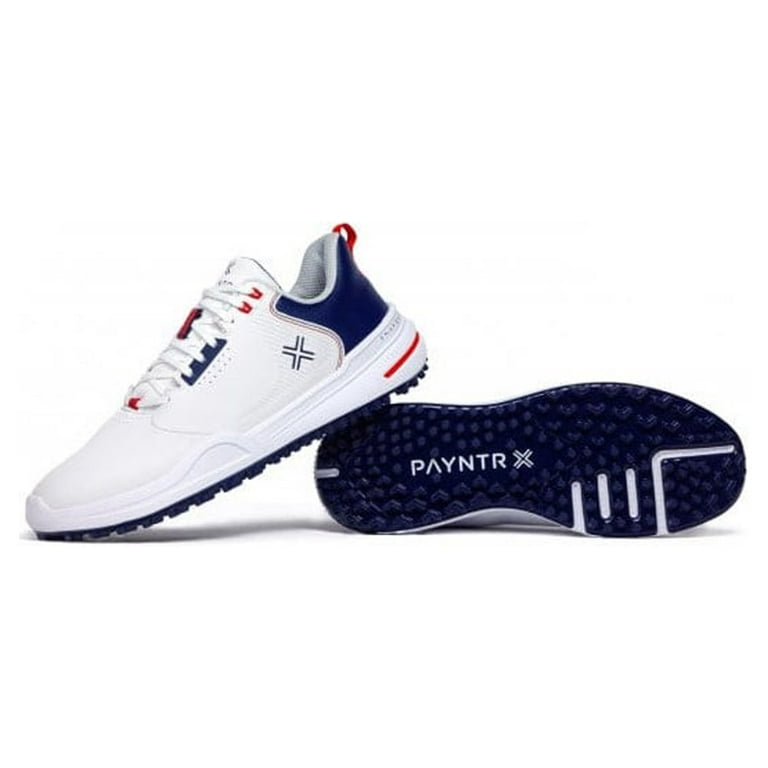 ペインター PAYNTR X003 FF ホワイト/ネイビー メンズ 25.5 NEW Mens Payntr X 003 Spikeless Golf Shoes White / Blue / Red Size