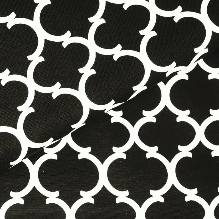 Waverly Inspirations 54 100% Cotton & Craft Sewing Fabric by the Yard,  Black and White 