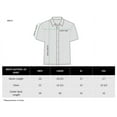 thumbnail image 2 of Victory Outfitters Men's Woven Short Sleeve Button Up with Textured Leaf Pattern - Melon - M, 2 of 2