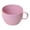 Pink, variant on Binwennn Coffee Mugs with Saucers Vintage Soup Mugs with Handles 40's 50's 60s Drinking Glasses Wheat Straw Coffee Cups/Reusable Mugs With Handles Un Breakable Lightweight B P A F Ree For